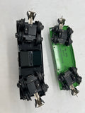 Lionel Set of 2 Tinplate remake Freight Cars 2653 2651 Hopper and Flatcar (2 Pieces) O SCALE Used Excellent No Box