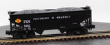 MTH Premier 20-97538 Pittsburg & Shawmut 2-Bay Offset Hopper Car O SCALE NEW