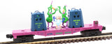 Lionel Porky Pig And 2 Instant Martians Flat Car Blinking Load 6-16754 O SCALE Like New