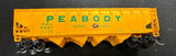 Bachmann Peabody Short Line PSL 6687 Hopper Car with coal load  Used Excellent No Box N SCALE