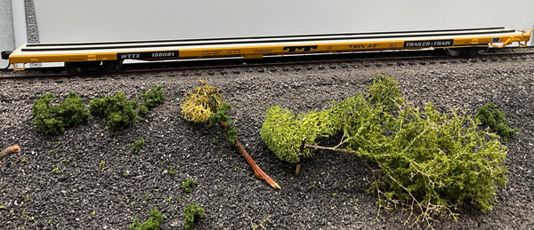 HO Scale 89' TOFC Flatcar WTTX758081 Used Excellent No Box