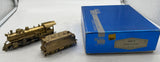 Balboa 1812  Balboa Models Santa Fe "Prairie" 2-6-2 Class 1812 Brass Locomotive & Tender HO SCALE Used Damaged Box