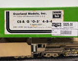 Overland Models OMI BRASS CB&Q O-5 4-8-4 Locomotive #5600 series Like New