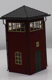 MTH Railking 30-90434 Red & Dark Gray Trackside Yard Tower O SCALE Used Excellent