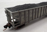 Atlas 32665 WESTERN MARYLAND 90 Ton Hoppers TRAINMAN Black/Gray N Scale WEATHERED AS IS Like New