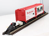 MTH Premier 20-94216 AB Budweiser 40' Steel Sided Reefer Car O SCALE Like New