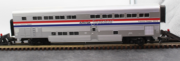 MTH Railking 30-6503 Amtrak SuperLiner Transitional Sleeper Car - Amtrak 1st Generation, 3 Stripe. O SCALE Like New