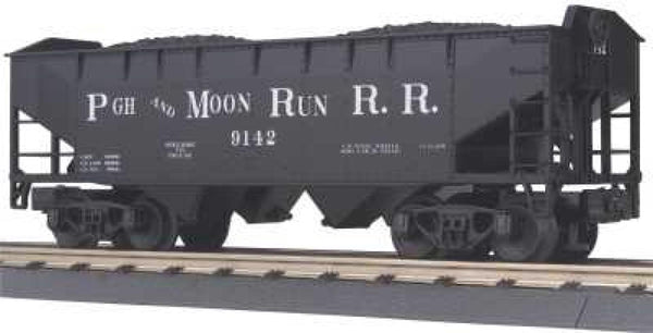 MTH Premier 20-97487 Pittsburgh & Moon Run 2-Bay Offset Hopper Car O SCALE NEW