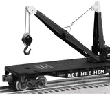 Lionel 6-82249 Bethlehem Steel Boom Car O SCALE Like New