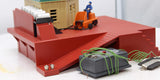 American Flyer 4-2300 operating Automatic Oil Drum Loader S SCALE Used Damaged Box as is complete