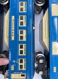 MTH 263e Tinplate Blue Comet Locomotive w/ NYC tender and 4 Cars (as is) O Scale Used Damaged Box as is final sale
