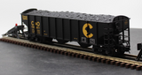Atlas 2001809-1 Chessie System 70-Ton 3-Bay Open Hopper O Scale Like New