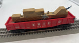 Lionel 6-9307 Erie Animated Cop & Hobo Gondola 9307 O SCALE Used Damaged Box