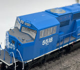 Athearn Conrail SD60M Diesel Locomotive #5518 g67277 HO SCALE Used Excellent as is cosmetically