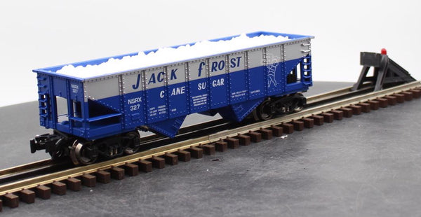 K-Line by Lionel  6-21607 Jack Frost Cane Sugar Hopper Car With Snow O SCALE Used