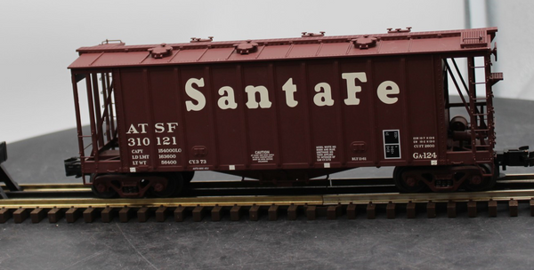 Atlas 6354-1  Santa Fe ATSF GATX AIRSLIDE COVERED HOPPER 3-Rail  O Scale Like New