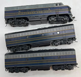 Kato Baltimore & Ohio B&O ABB Set (2 Pwd Units, 1 Nonpwd) Locomotive set HO SCALE Like New No Box