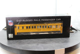 MTH Rugged Rails 33-6242 Pittsburgh Steelers O-27 Madison Coach Car O SCALE NEW