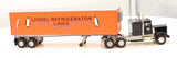Lionel 6-12891 Refrigerator Tractor & Trailer Lionel Lines O Scale Like New Damaged Box