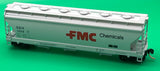 Micro-Trains 93080 FMC Chemicals 3 bay ACF center flow hopper N SCALE Like New
