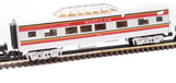 MTH RailKing 30-4142B Santa Fe Streamlined Vista Dome Car 510 O SCALE Used Damaged Box