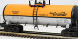 MTH Premier 20-9201 D & H Tank Car Heavy ABS Plastic Shell Sprung Die-Cast Trucks O SCALE Like New