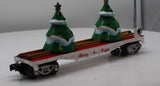 Lionel 2328270 Christmas Tree Flatcar (snow) O SCALE Like New