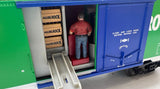 MTH 20-94205 AB - Rolling Rock Beer Latrobe PA Operating Reefer Car Premier O Scale Used