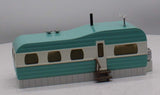 MTH Railking 30-90108 Turquoise & White Stainless Mobile Home O SCALE Like New