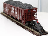 MTH 20-90023A UP 4 Bay Hopper W/ Coal Load O SCALE Like New