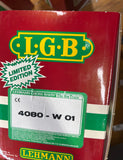LGB 4080-w01 White Pass Single Dome Tank Car G SCALE Like New
