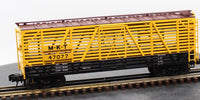 Atlas 0602-2 M-K-T 40' Stock Car Trainman O Scale Like New