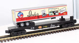 MTH Railking 30-76153 Isaly's RailKing Flat Car w/40' Trailer O SCALE Like New