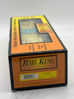 MTH Railking 30-74041 Girl's RailKing Box Car yellow MKT O SCALE Like New