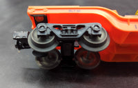 Lionel 6-16958 flatcar with Ertl die-cast New Holland loader O SCALE Like New