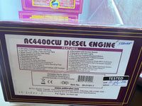 MTH 20-21161-1, 20-92237 Canadian Pacific CP Holiday Train Diesel Engine w/Proto-Sound 3.0 and 4-Car Set 50' Dbl. Door Plugged Boxcar (Set of 1 engine, 4 cars) Lighted O Scale Limited Edition Like New