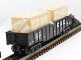 MTH 30-4244A CSX gondola Car w/2 Crates O SCALE Like New