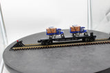 MTH Rail King 30-76115 O Scale Richmond Fredericksburg & Potomac Flat Car with 1926 USPS Delivery trucks O SCALE NEW
