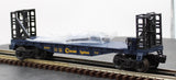 Lionel 6-26307 Chessie System O27 Flat Car w/Bulkheads O SCALE Like New