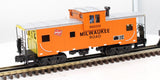 MTH K618-1371 Milwatkee RoadModern Extended Vision Caboose O SCALE Like New