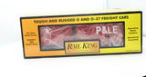 MTH Railking 30-74098 Pittsburgh & Lake Erie 40' Double Door Box Car O SCALE Like New
