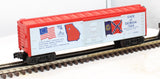 Lionel 6-7604 GEORGIA Boxcar Spirit of 76 O Scale Like New Damaged Box