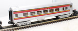MTH 30-6102 SANTA FE O-27 Streamlined Coach Car RailKing O Scale Like New