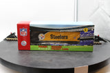 MTH Railking 30-75216 NFL - Pittsburgh Steelers  RailKing 4-Bay Hopper Car  O SCALE  NEW