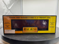 MTH Railking 30-74591 Jersey Central 40' Double Door Box Car O SCALE Like New Damaged Box