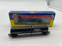 Athearn Abengoa bioenergy tank car N SCALE Used Excellent Damaged Box