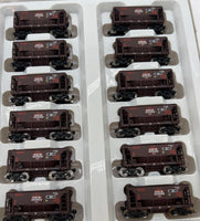 Walthers 932-4472 DULUTH, MISABE & IRON RANGE Ore Car Gold Line Limited-Run Ready to Run 12 pack HO Scale Like New