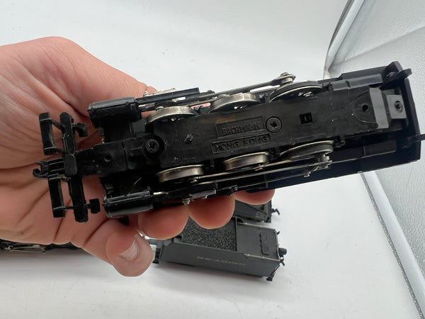 Bachmann 41-532-10 Set of 2 Locomotives-- Reading 2-8-0 Consolidation & ATSF switcher HO SCALE Like New Damaged Box