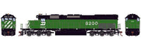 Athearn ATH71750 HO SD40T-2 Diesel Locomotive, LL Burlington Northern BN #8200 DCC Ready HO SCALE NEW