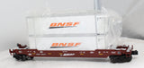 MTH Railking 30-76392 BNSF Husky Stack Car O SCALE Like New